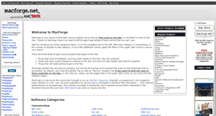 Desktop Screenshot of macforge.net